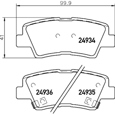 HELLA PAGID - 355036131 - Disc Brake Pad Set pa1