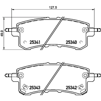 HELLA PAGID - 355036151 - Disc Brake Pad Set pa1