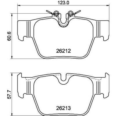 HELLA PAGID - 355040581 - Disc Brake Pad Set pa1