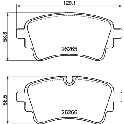 HELLA PAGID - 355040961 - Disc Brake Pad Set pa1