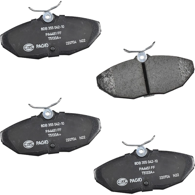 Rear Disc Pads by HELLA PAGID - 355042101 pa2