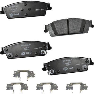 Rear Disc Pads by HELLA PAGID - 355044981 pa1