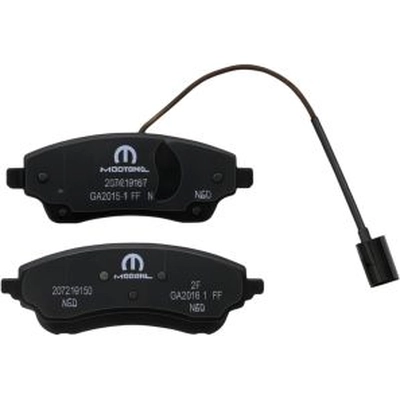 Rear Disc Pads by MOPAR - 68603420AA pa3