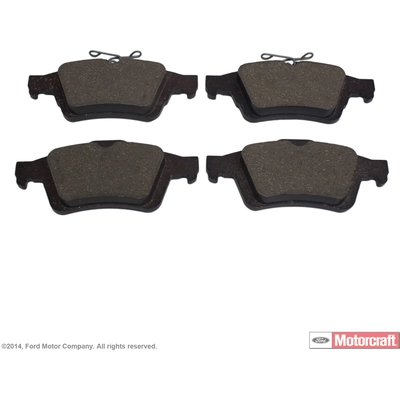 Rear Disc Pads by MOTORCRAFT - BRF13 pa2