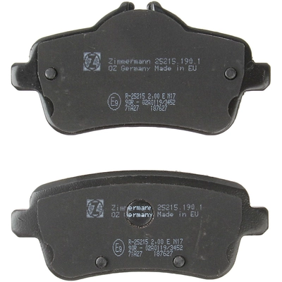 ZIMMERMANN - 25215.190.1 - Disc Brake Pad Set pa2