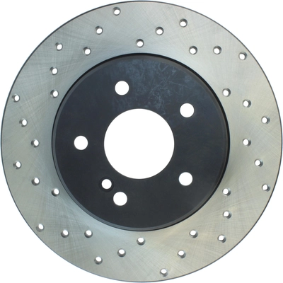 Rear Drilled Rotor by CENTRIC PARTS - 128.35034R pa1