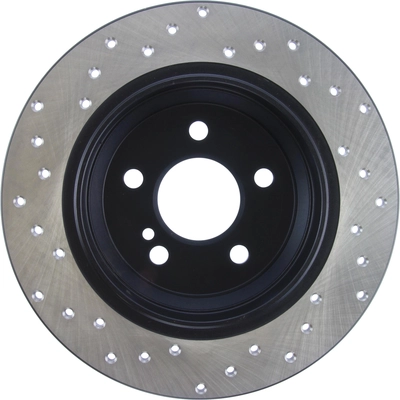 Rear Drilled Rotor by CENTRIC PARTS - 128.35087L pa7