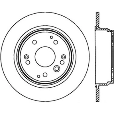 Rear Drilled Rotor by CENTRIC PARTS - 128.40061R pa2