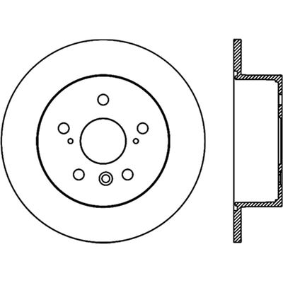 Rear Drilled Rotor by CENTRIC PARTS - 128.44144R pa1