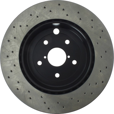 Rear Drilled Rotor by CENTRIC PARTS - 128.47039 pa1