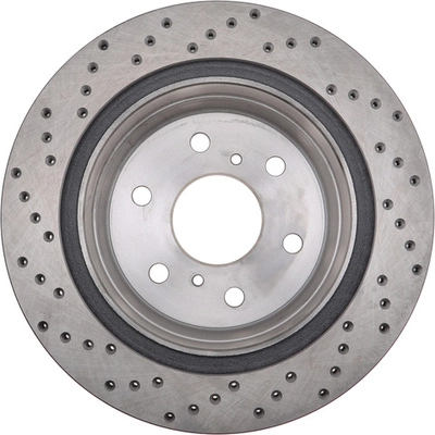 Rear Drilled Rotor by CENTRIC PARTS - 128.66065L pa6