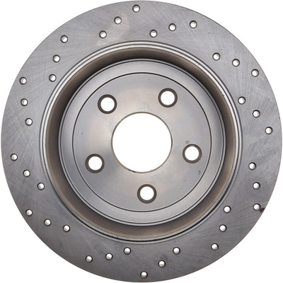 Rear Drilled Rotor by CENTRIC PARTS - 128.67067L pa6