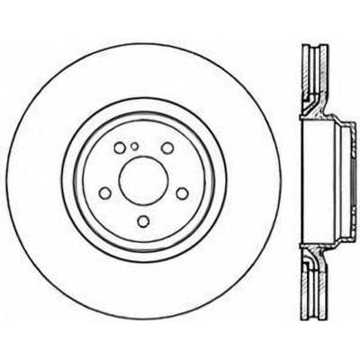 Rear Drilled Rotor by CENTRIC PARTS - 228.35096 pa1