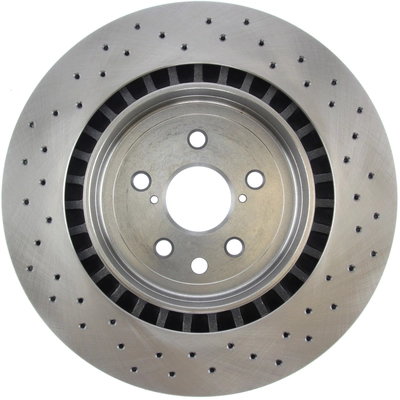 Rear Drilled Rotor by CENTRIC PARTS - 228.44163 pa13