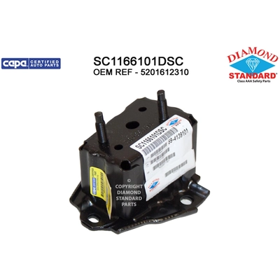 Rear Driver Side Bumper Bracket - SC1166101DSC pa1