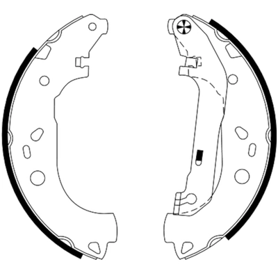 HELLA PAGID - 355002731 - Drum Brake Shoes pa1