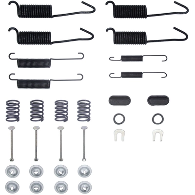 Rear Drum Hardware Kit by DYNAMIC FRICTION COMPANY - 370-76000 pa1