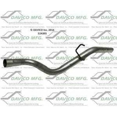 Rear Exhaust Pipe by DAVICO - 524395 pa1