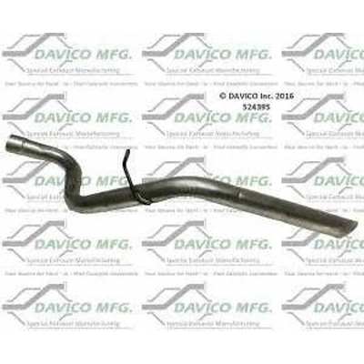 Rear Exhaust Pipe by DAVICO - 524395 pa2