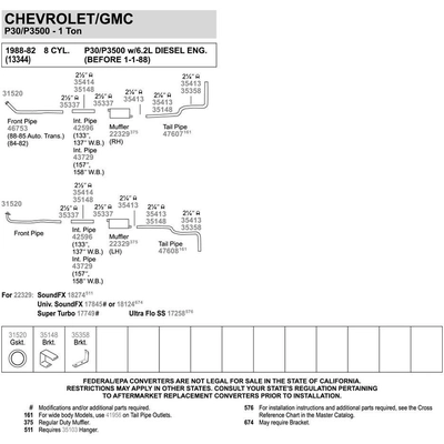 Rear Exhaust Pipe by WALKER USA - 43729 pa13