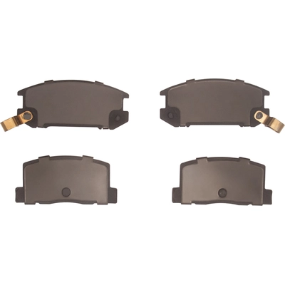 Rear High Performance Pads by DYNAMIC FRICTION COMPANY - 1115-0657-00 pa1