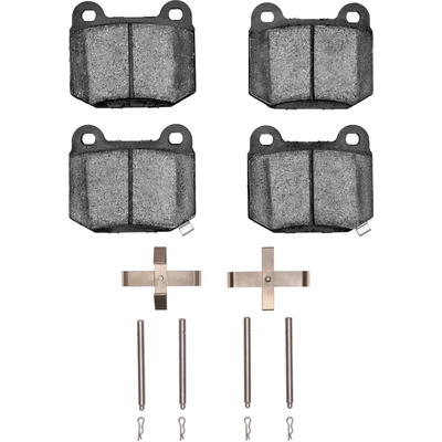 Rear High Performance Pads by DYNAMIC FRICTION COMPANY - 1115-0961-01 pa1
