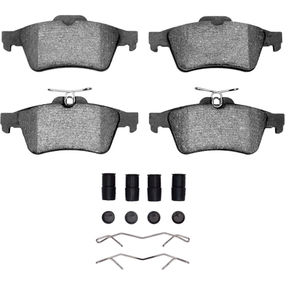 DYNAMIC FRICTION COMPANY - 4000-1095-01 - Rear Hybrid Pads pa1