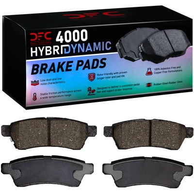 DYNAMIC FRICTION COMPANY - 4000-1100-00 - Rear Hybrid Pads pa2