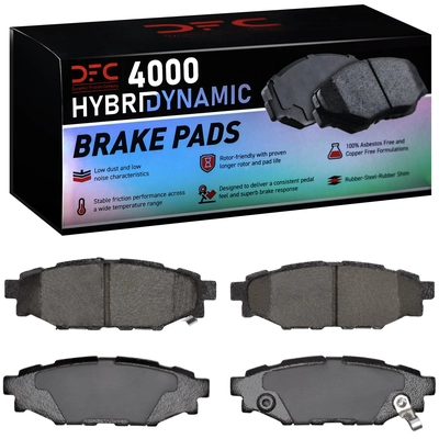 Rear Hybrid Pads by DYNAMIC FRICTION COMPANY - 4000-1114-00 pa1