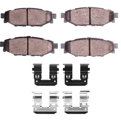 Rear Hybrid Pads by DYNAMIC FRICTION COMPANY - 4000-1114-01 pa2