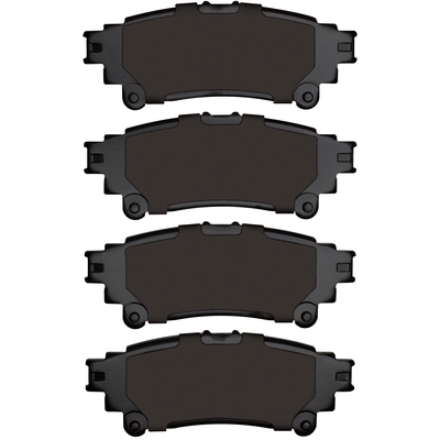 DYNAMIC FRICTION COMPANY - 4000-1391-00 - Rear Hybrid Pads pa1