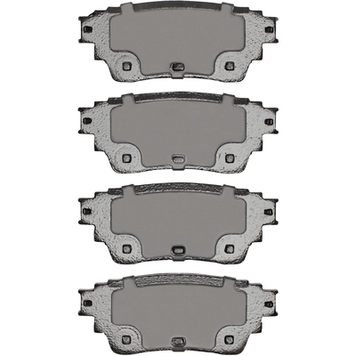 DYNAMIC FRICTION COMPANY - 4000-2200-00 - Rear Hybrid Pads pa1