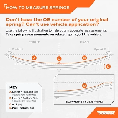 Rear Leaf Springs by DORMAN (OE SOLUTIONS) - 929-108 pa8