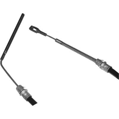 Rear Left Brake Cable by WORLDPARTS - 176437 pa2