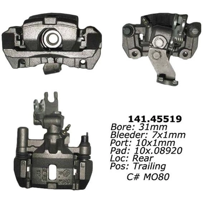 Étrier arrière gauche reconditionné avec matériel by CENTRIC PARTS - 141.45520 pa14