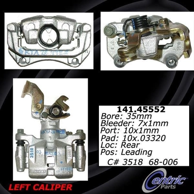 Étrier arrière gauche reconditionné avec matériel by CENTRIC PARTS - 141.45552 pa5