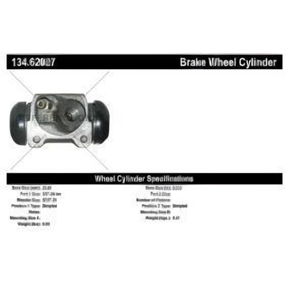 Rear Left Wheel Cylinder by CENTRIC PARTS - 134.62027 pa3