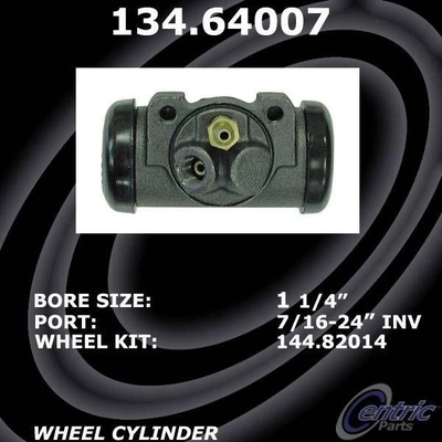 Rear Left Wheel Cylinder by CENTRIC PARTS - 134.64007 pa17