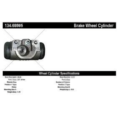 Rear Left Wheel Cylinder by CENTRIC PARTS - 134.68005 pa2