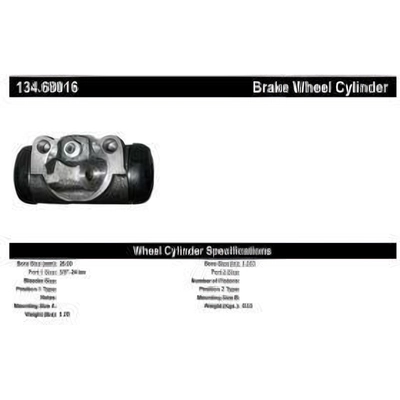 Rear Left Wheel Cylinder by CENTRIC PARTS - 134.68016 pa2