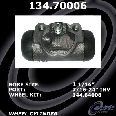 Cylindre de roue arrière gauche  by CENTRIC PARTS - 134.70006 pa1