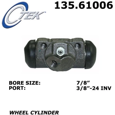 Cylindre de roue arrière gauche  by CENTRIC PARTS - 135.61006 pa1