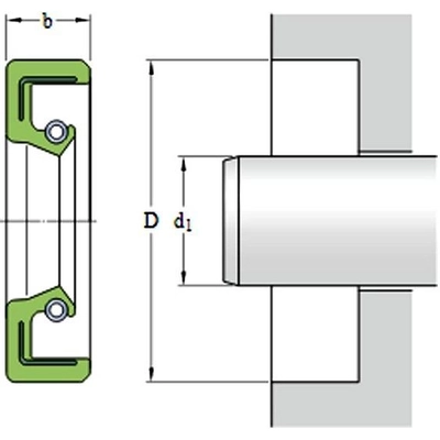 Rear Main Seal by SKF - 34611 pa3