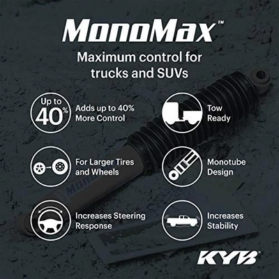 Rear Monomax High Performance Mono-Tube GS by KYB - 565019 pa3