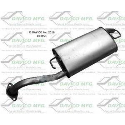 Rear Muffler by DAVICO - 493753 pa1