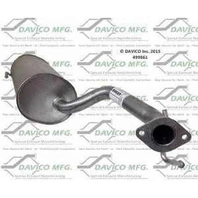 Rear Muffler by DAVICO - 499861 pa5