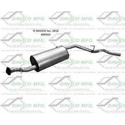 Rear Muffler by DAVICO - 699563 pa1