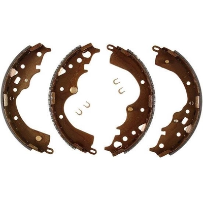 Rear New Brake Shoes by BENDIX - 804 pa2