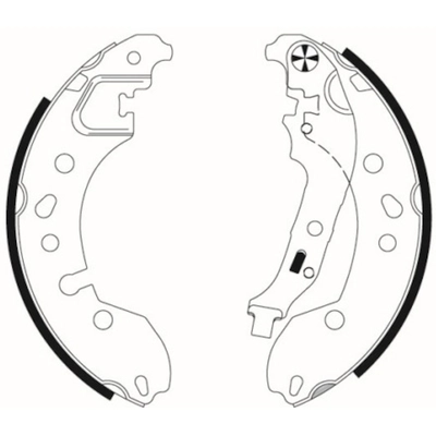 HELLA PAGID - 355022181 - Brake Shoe Set pa2