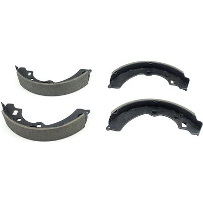 Rear New Brake Shoes by POWER STOP - B600 pa1